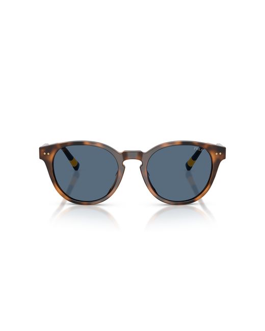 Polo Ralph Lauren Black Ph4241U 608980 Sunglasses Acetate Round Normal for men