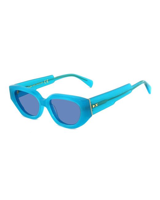 Xlab Blue Tavolara Sunglasses Acetate Light Cat Eye Polarized