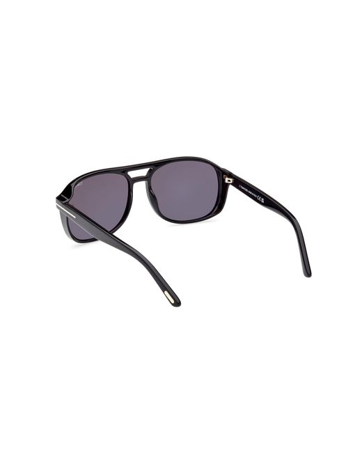 Tom Ford Black Ft1022 Rosco 01A Sunglasses Acetate Squared Normal for men