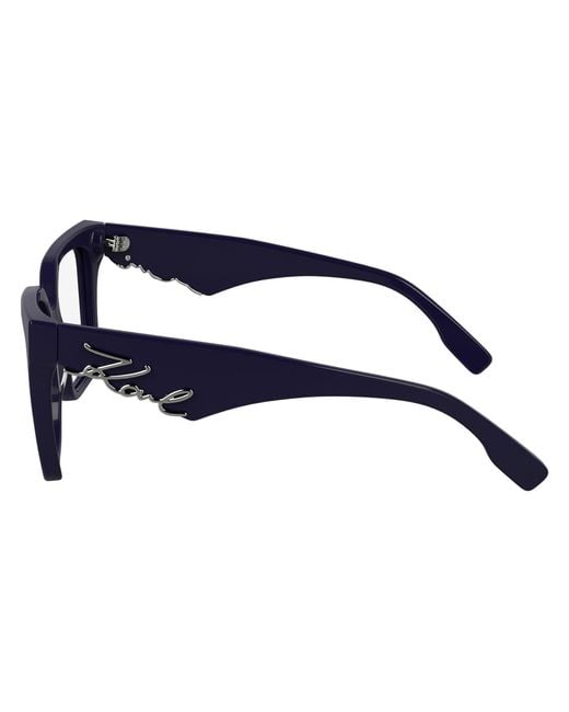 Karl Lagerfeld Black Kl6170 541 Optical Frames Acetate Squared Normal