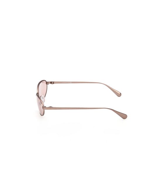 MAX&Co. Black Mo0160 35E Sunglasses Metal Round Normal