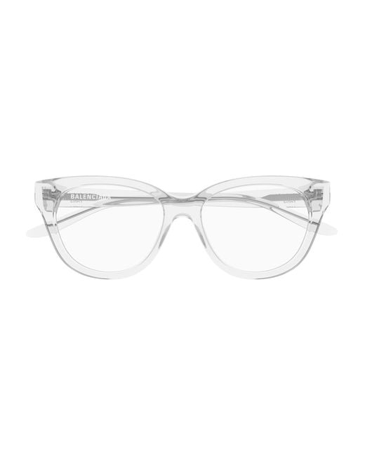 Balenciaga Black Bb0441O 013 Optical Frames Acetate Transparent Butterfly