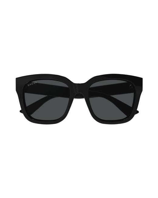Gucci Black Gg1338S 001 Sunglasses Plastic Squared