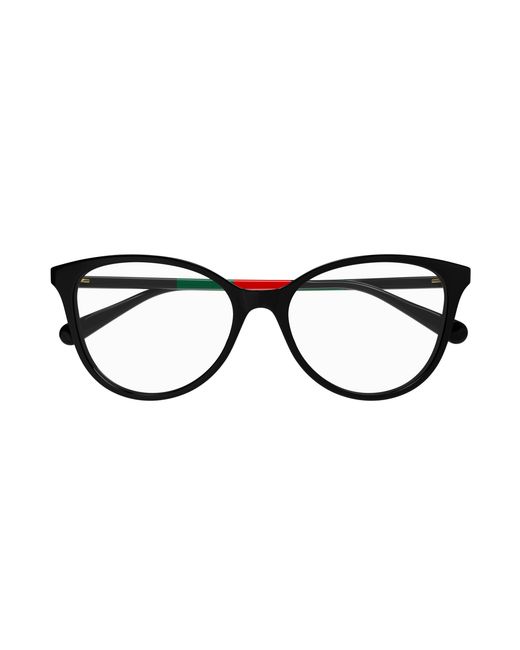 Gucci Black Gg1359O 005 Optical Frames Acetate Transparent Cat Eye