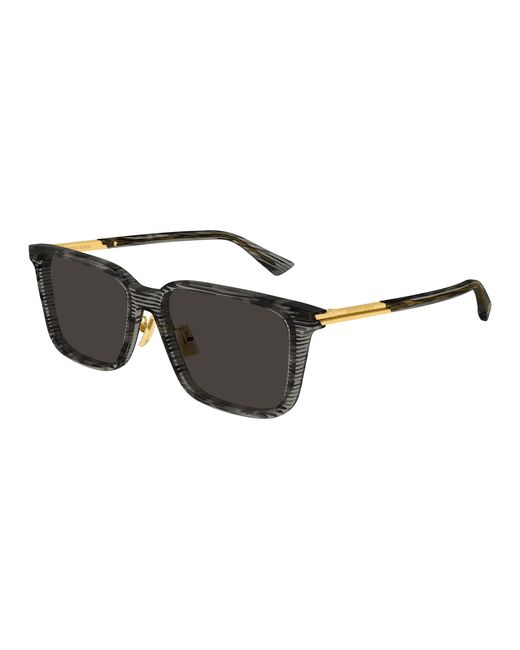 Bottega Veneta Black Bv1374Sk 007 Sunglasses Acetate Squared for men