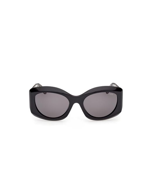 Emilio Pucci Black Ep0259 01A Sunglasses Smoke Butterfly Normal
