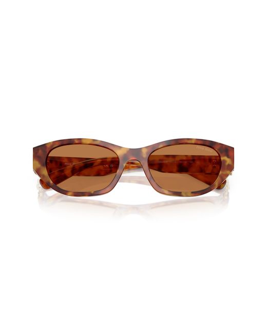 Miu Miu Black Mu A03S 10L10I Sunglasses Acetate Geometric Normal