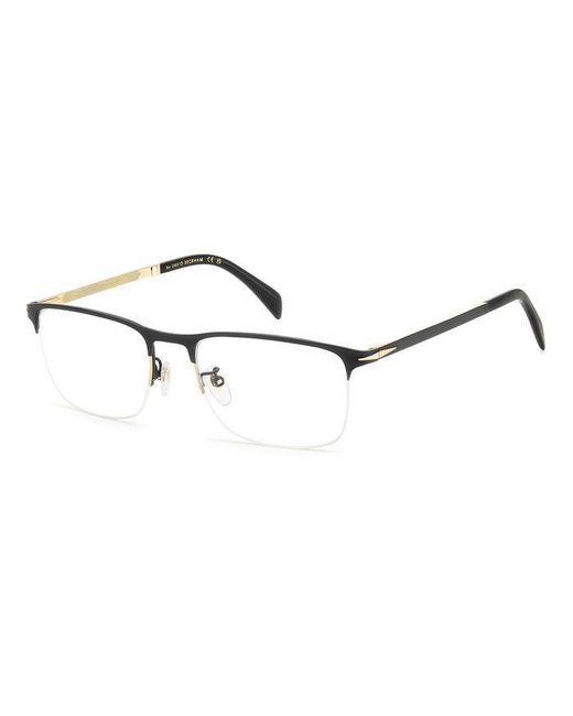 David Beckham Black Db 1146 I46 Optical Frames Metal Squared for men