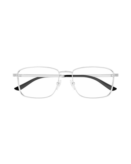 Gucci Black Gg1882O 001 Optical Frames Metal Transparent Squared for men