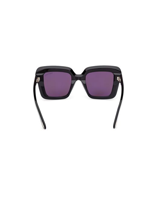 Tom Ford Black Ft1157 Esme 01A Sunglasses Acetate Smoke Squared Normal