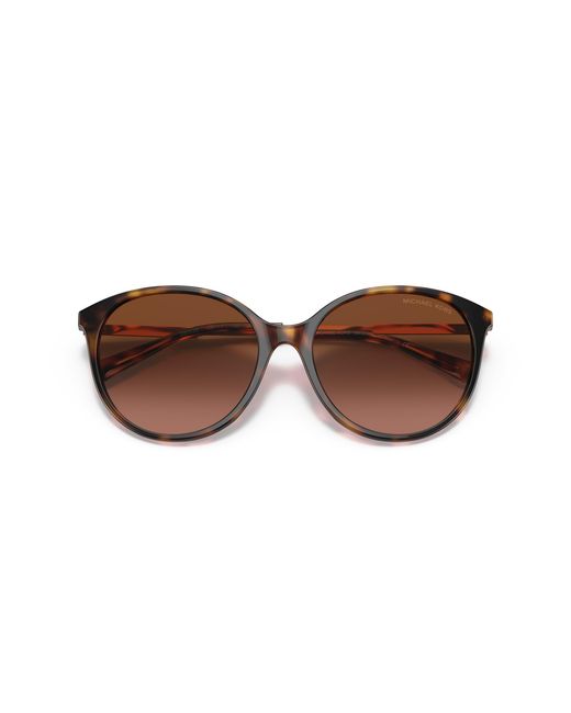 Michael Kors Black Mk2168 Cruz Bay 39043B Sunglasses Acetate Round Normal Shaded