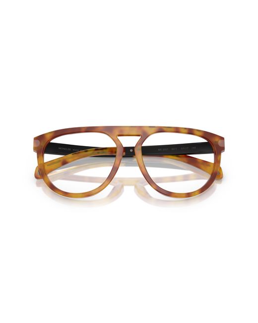 Moncler Black Me2007 3011 Optical Frames Acetate Transparent Pilot Normal