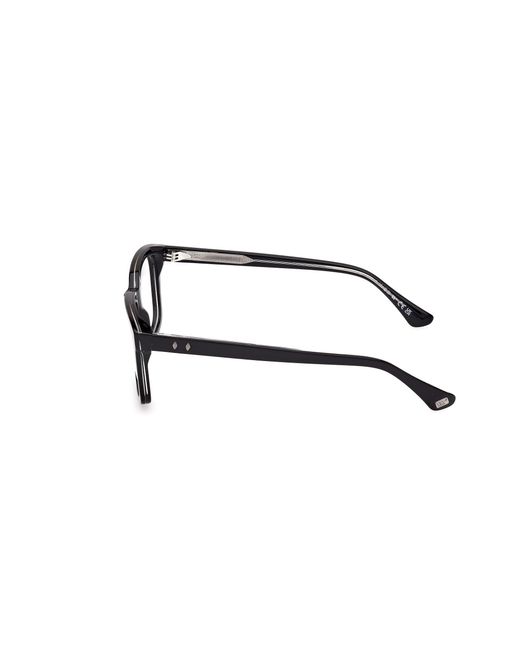 Web Black We5445 005 Optical Frames Acetate Squared Normal for men