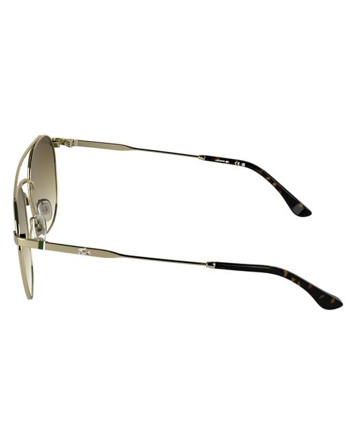 Lacoste Black L281S 714 Sunglasses Metal Squared Normal for men