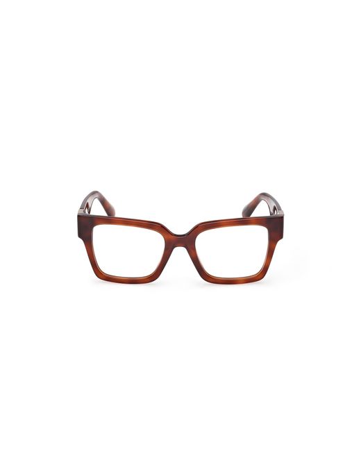 MAX&Co. Black Mo5175 053 Optical Frames Acetate Squared Normal