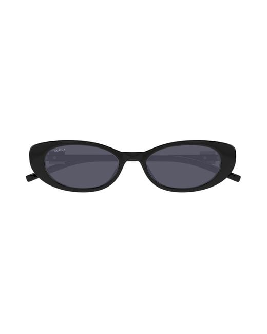 Gucci Black Gg1680S 001 Sunglasses Injected Cat Eye
