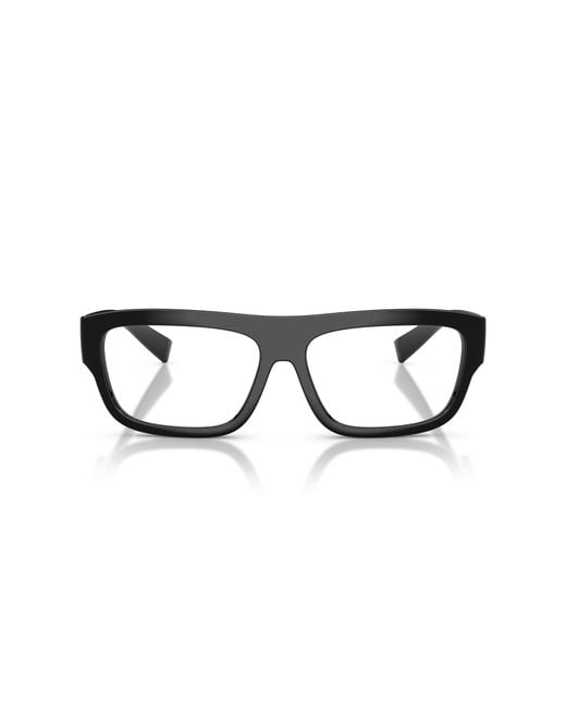 Dolce & Gabbana Black Dg5114 501 Optical Frames Injected Transparent Squared Normal for men