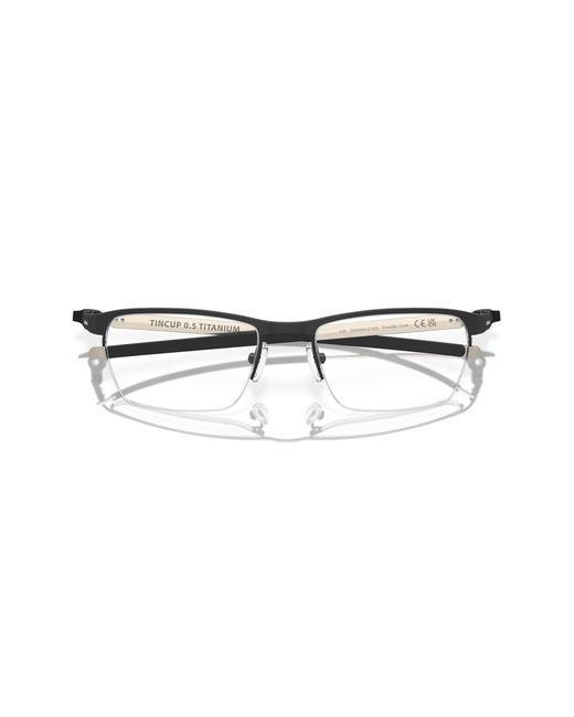Oakley Black Ox5099 Tincup 0.5 Ti 509901 Optical Frames Titanium Squared Normal for men