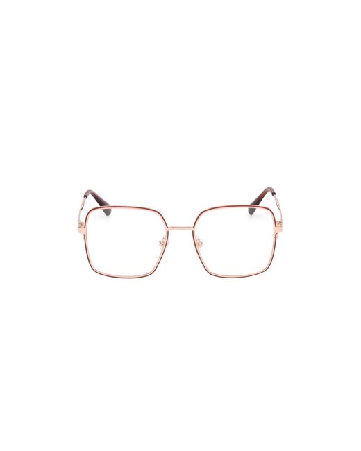 MAX&Co. Black Mo5166 071 Optical Frames Metal Squared Normal