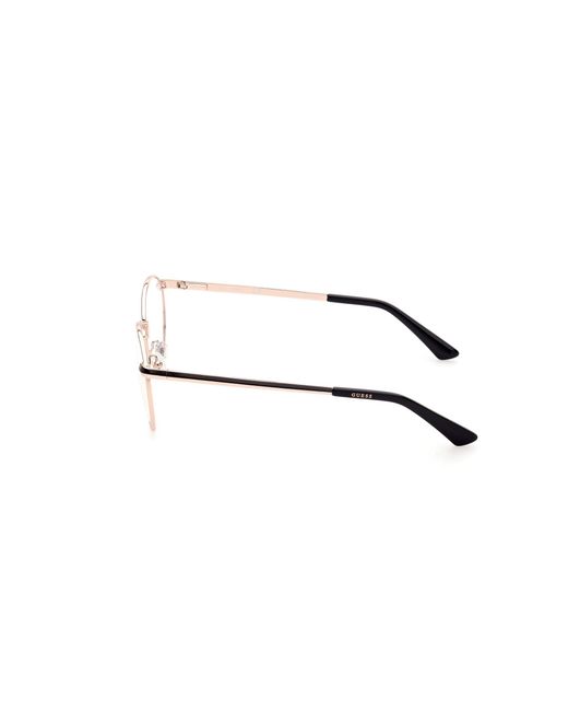 Guess Black Gu2868 028 Optical Frames Metal Round Normal