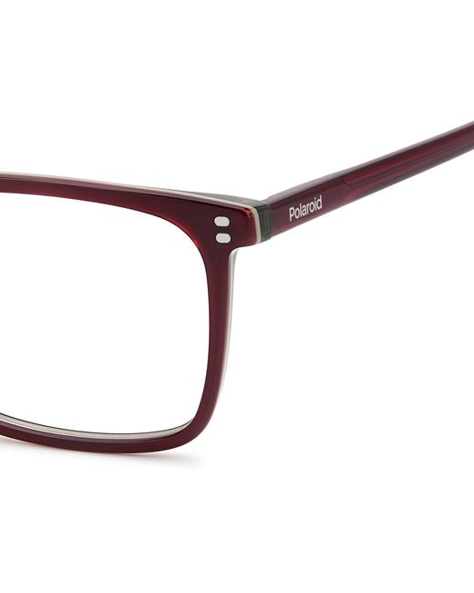 Polaroid Black Pld D610 Lhf Optical Frames Acetate Squared Normal for men