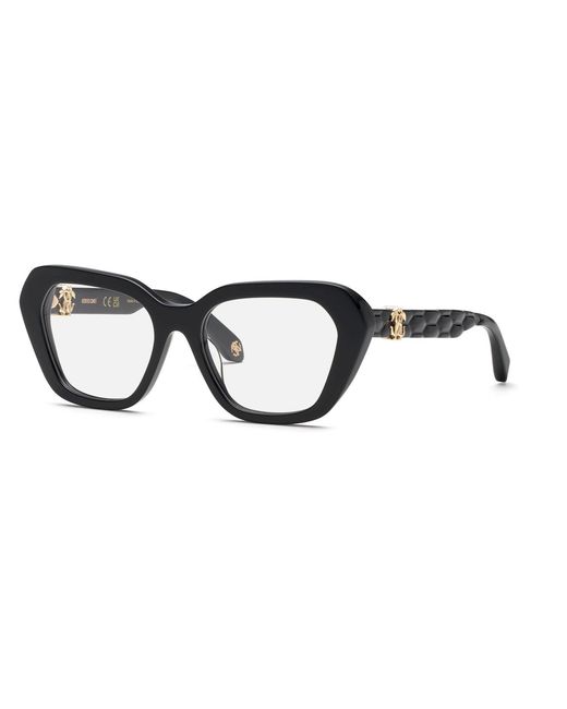Roberto Cavalli Black Vrc070V 700 Optical Frames Acetate Geometric