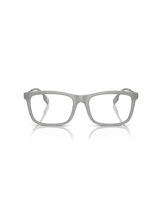 Burberry Black Be2384 4091 Optical Frames Acetate Transparent Squared Normal for men