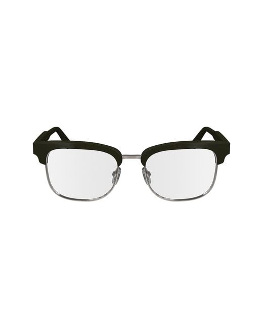 Calvin Klein Black Ck24103 300 Optical Frames Metal Squared Normal for men