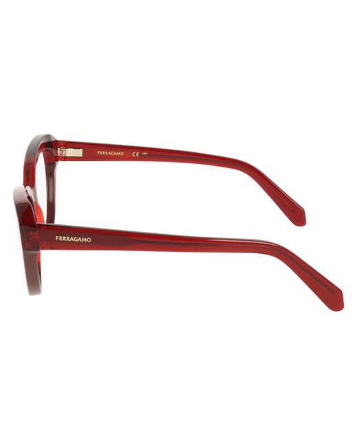 Ferragamo Black Sf3046 618 Optical Frames Acetate Cat Eye Normal