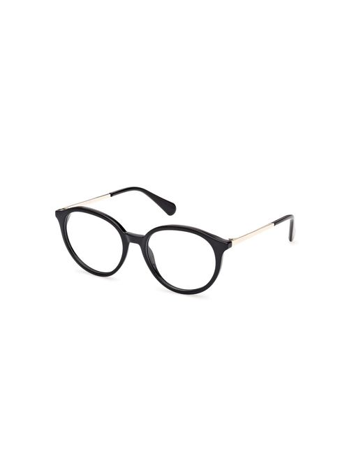 MAX&Co. Black Mo5198 001 Optical Frames Injected Round Normal