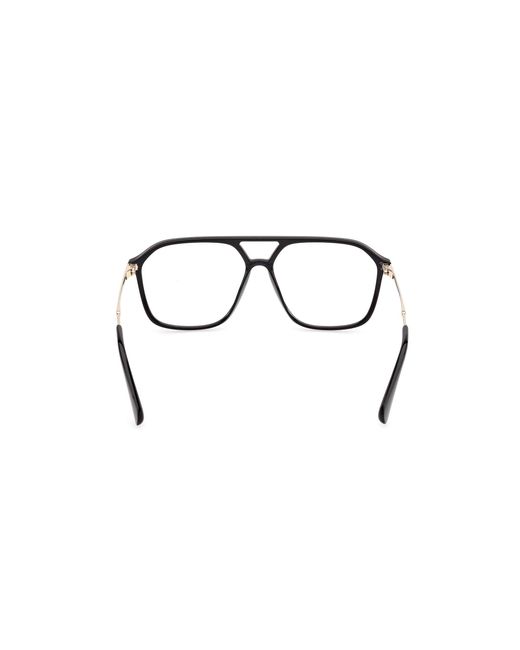 MAX&Co. Black Mo5172 001 Optical Frames Injected Pilot Normal