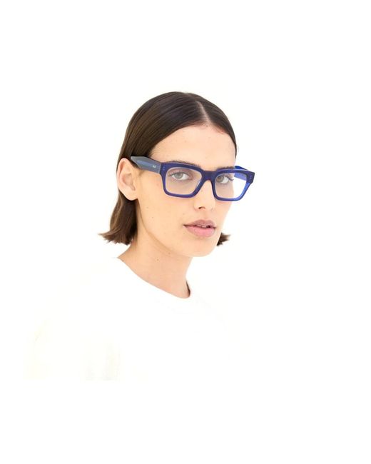 Retrosuperfuture Blue Gl7 Numero 119 Optical Frames Acetate Squared