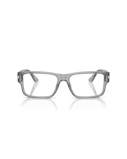 Versace Black Ve3342 593 Optical Frames Acetate Squared Normal for men