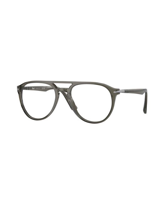Persol Black Po3160V 1201 Optical Frames Acetate Transparent Pilot Normal for men