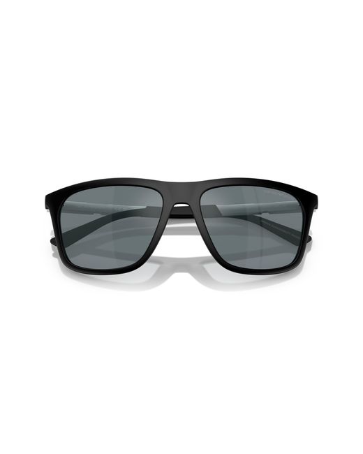 Emporio Armani Black Ea4237 50016G Sunglasses Injected Squared Mirrored for men