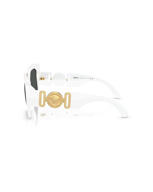 Versace Black Ve4478U 314/87 Sunglasses Injected Squared Normal