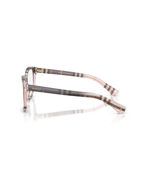 Burberry Black Be2456 4220 Optical Frames Acetate Transparent Cat Eye Normal