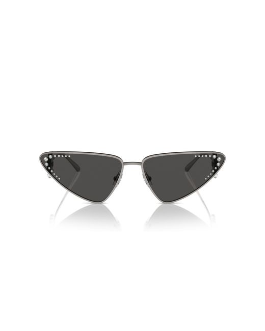 Jimmy Choo Black Jc4001B 300487 Sunglasses Metal Cat Eye Normal
