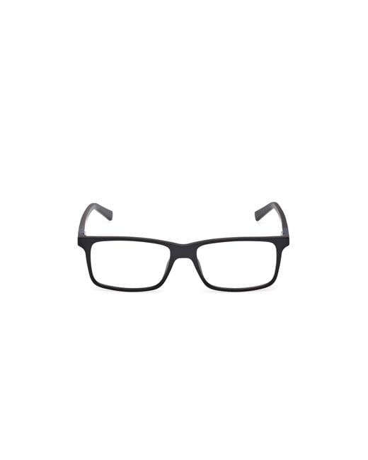 Timberland Black Tb1765 002 Optical Frames Injected Squared Normal for men