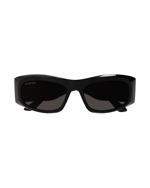Balenciaga Black Bb0395S 001 Sunglasses Acetate Squared