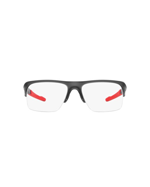 Oakley Black Ox8061 Plazlink 806102 Optical Frames O_Matter Transparent Squared Normal for men