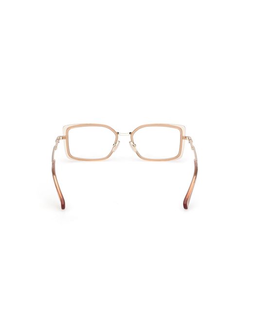 Max Mara Black Mm5186 045 Optical Frames Acetate Squared Normal