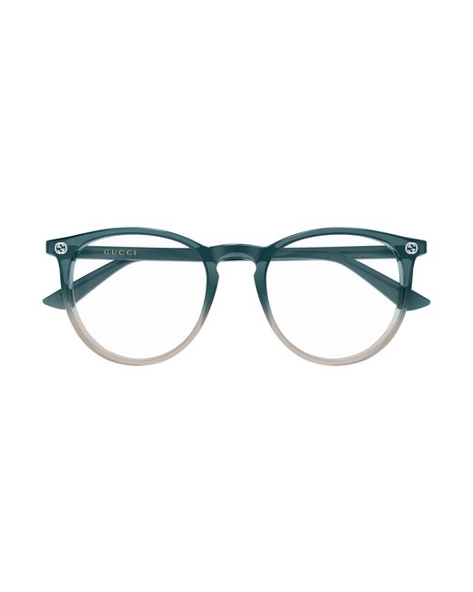Gucci Black Gg0027O 020 Optical Frames Acetate Transparent Round