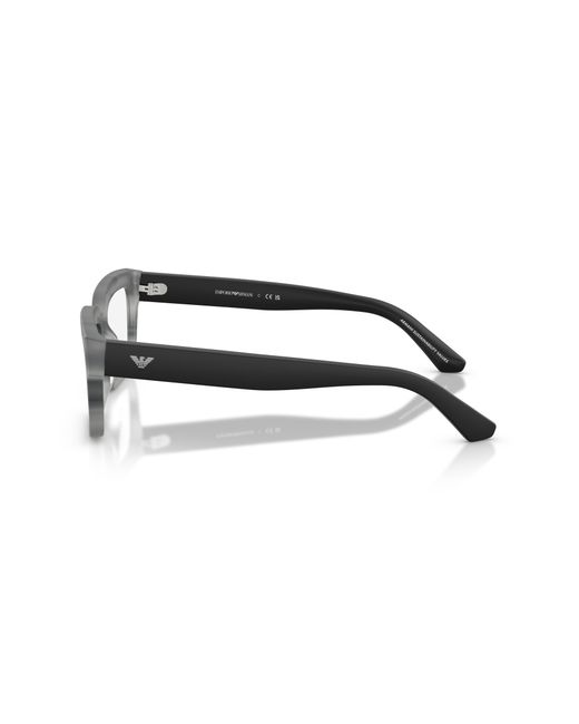 Emporio Armani Black Ea3277U 6367 Optical Frames Acetate Transparent Squared Normal