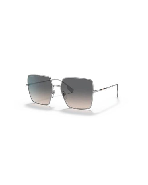 Burberry Black Be3133 1005G9 Sunglasses Metal Squared Shaded