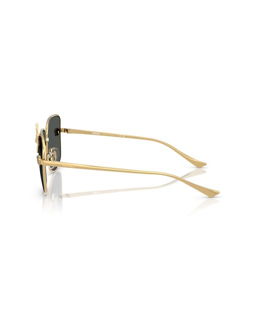 Versace Black Ve2282 100287 Sunglasses Metal Squared Normal