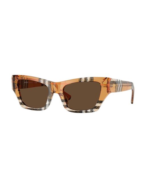Burberry Black Be4441U 414673 Sunglasses Acetate Cat Eye Normal
