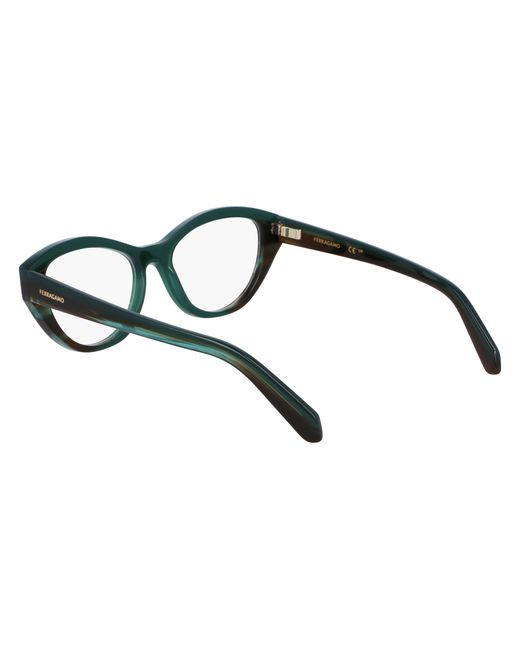 Ferragamo Black Sf3011 336 Optical Frames Acetate Cat Eye Normal