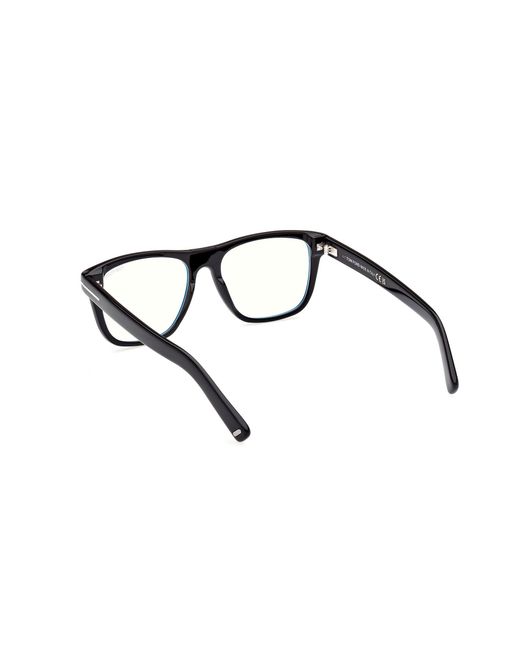 Tom Ford Black Ft5942-B 001 Optical Frames Acetate Squared Normal for men