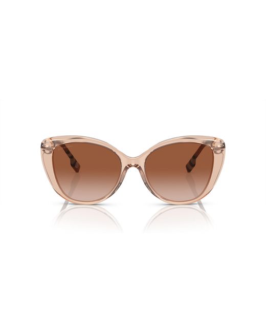 Burberry Black Be4407 408813 Sunglasses Acetate Cat Eye Normal Shaded